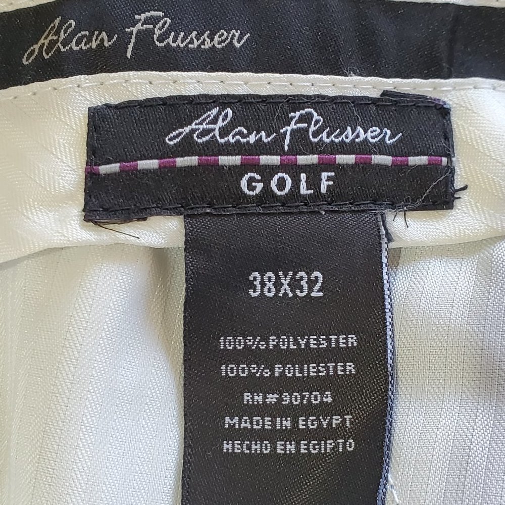 ALAN FLUSSER GOLF Blue Men's Pants, 38W x 32L - Picture 4 of 7